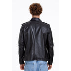 The Vinohrady Black Leather Men Jacket