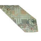 Men's Stacy Adams Tie and Hankie Set Fancy Woven Silky Satin #SAT56 Green