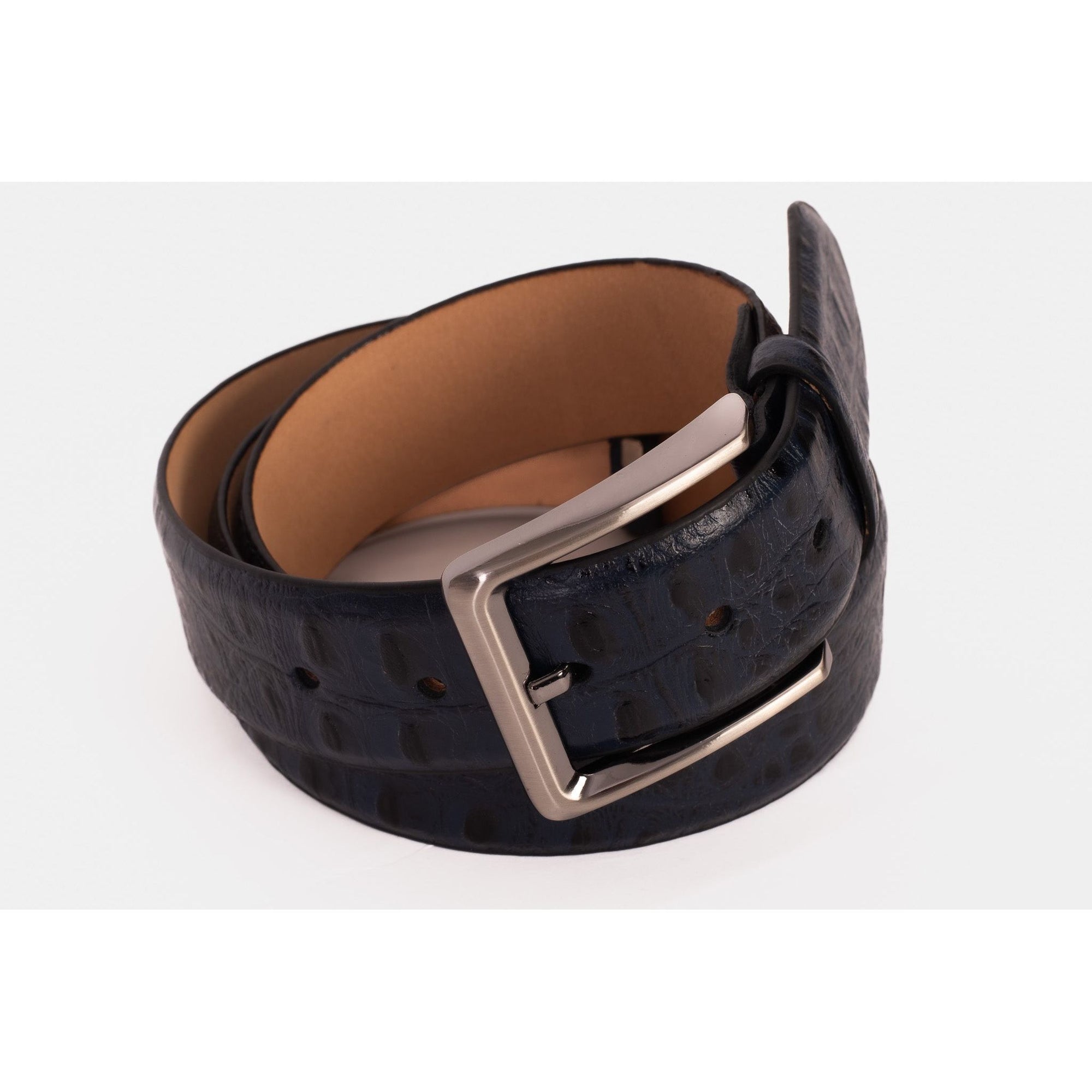 The Savamala  Blue Leather Belt