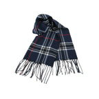 J.Valintin Unisex Plaid Scarf Soft Feel Acrylic Fashion Design #Scarf2 Navy Blue