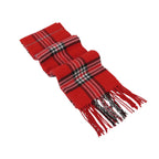 J.Valintin Unisex Plaid Scarf Soft Feel Acrylic Fashion Design #Scarf6 Red