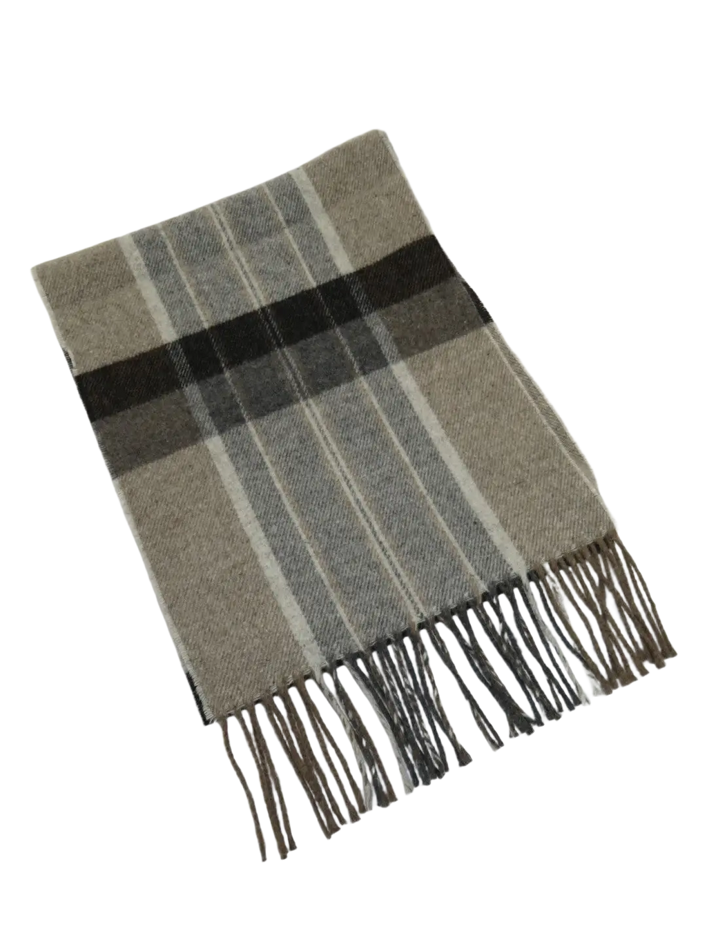 Scarf By J.Valintin Italian Luxurious 100% Wool Made In Italy #Scarf9 Tan Brown