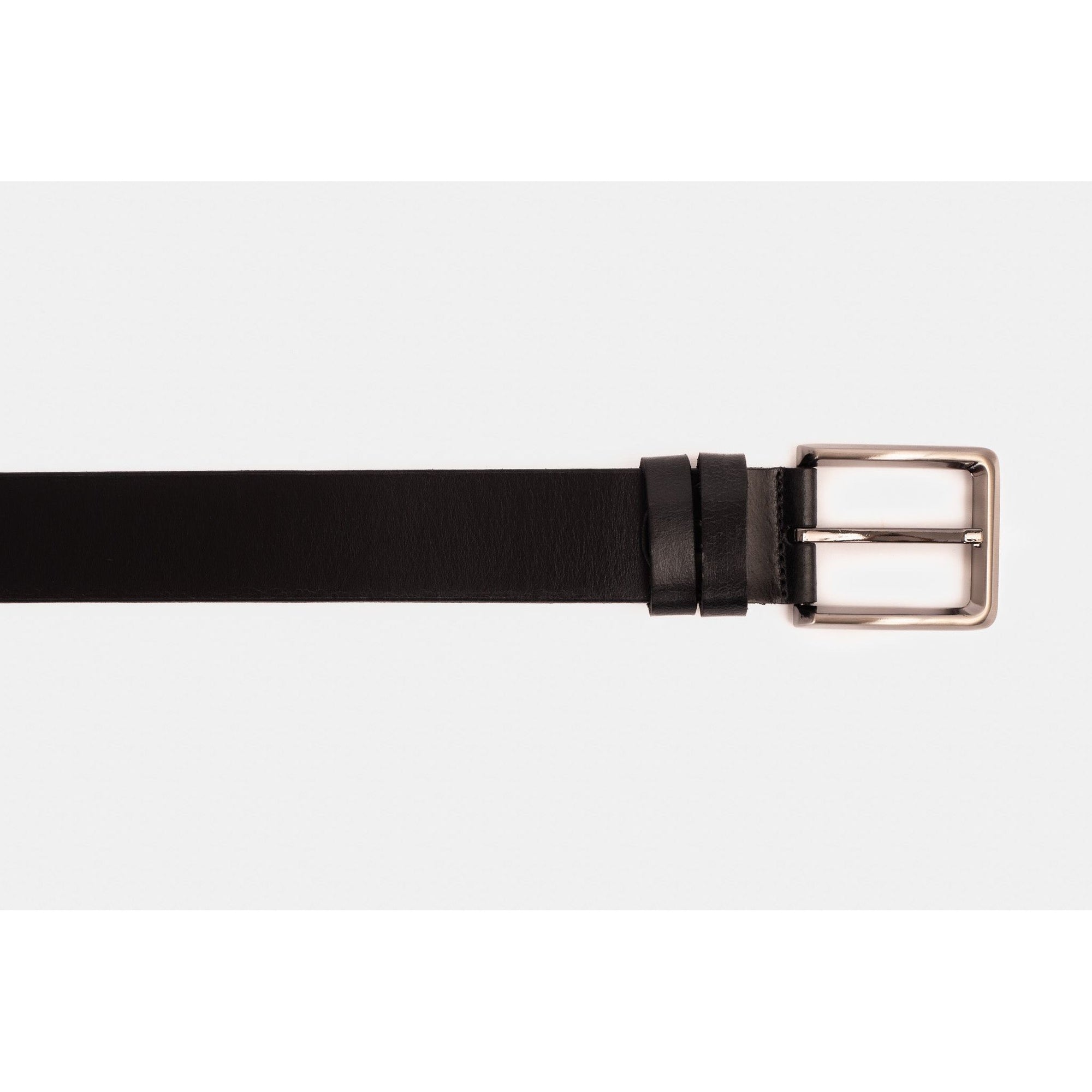 The Mercury Black Calfskin Belt