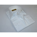 Men's CIERO MONTERO Turkey Cotton Shirt Long Point Callor Stn-13Sk White