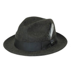 Men BENTLY HEADWEAR Hat Australian Wool Fedora Theo Collection TH704 Gray