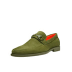 Men's TAYNO Shoes Soft Micro Suede Slip-on Loafer THE CAPRIO S Lime Green