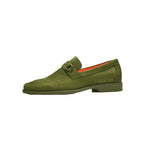 Men's TAYNO Shoes Soft Micro Suede Slip-on Loafer THE CAPRIO S Lime Green