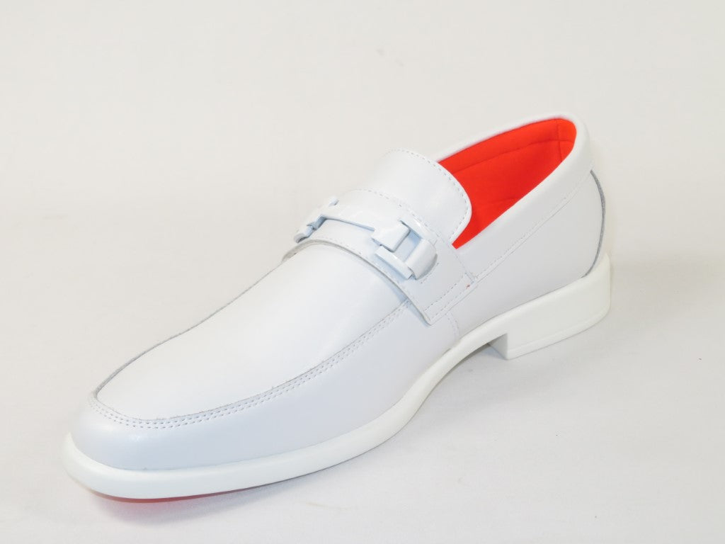 Men's TAYNO Shoes The Caprio L TAYNO leather Bit Loafer White