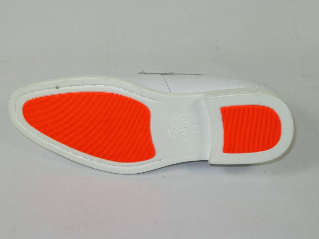 Men's TAYNO Shoes The Caprio L TAYNO leather Bit Loafer White