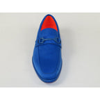 Men's TAYNO Shoes Soft Micro Suede Slip-on Loafer THE CAPRIO S Royal Blue