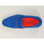 Men's TAYNO Shoes Soft Micro Suede Slip-on Loafer THE CAPRIO S Royal Blue