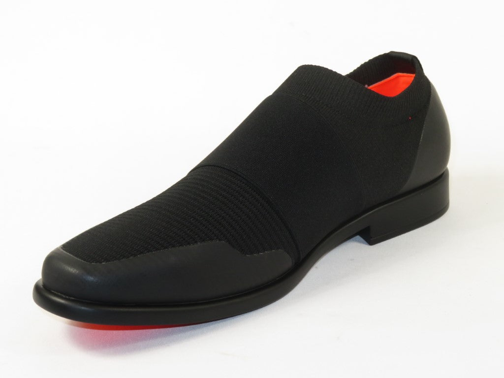 Men's TAYNO Shoes The Knit Stretch Comfort Spandex Black