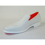 Men Tayno Dressy Casual Soft Leather Comfortable Slip on Loafer #ALPHA L White