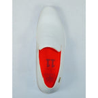 Men Tayno Dressy Casual Soft Leather Comfortable Slip on Loafer #ALPHA L White