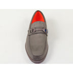 Men's TAYNO Shoes Soft Micro Suede Slip-on Loafer THE CAPRIO S Gray