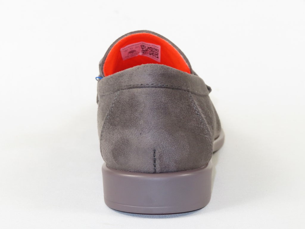 Men's TAYNO Shoes Soft Micro Suede Slip-on Loafer THE CAPRIO S Gray