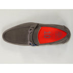 Men's TAYNO Shoes Soft Micro Suede Slip-on Loafer THE CAPRIO S Gray