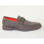 Men's TAYNO Shoes Soft Micro Suede Slip-on Loafer THE CAPRIO S Gray