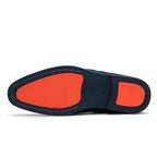 Men's TAYNO Chelsea Chukka Soft Micro Suede Zip up Boot Coupe S Navy