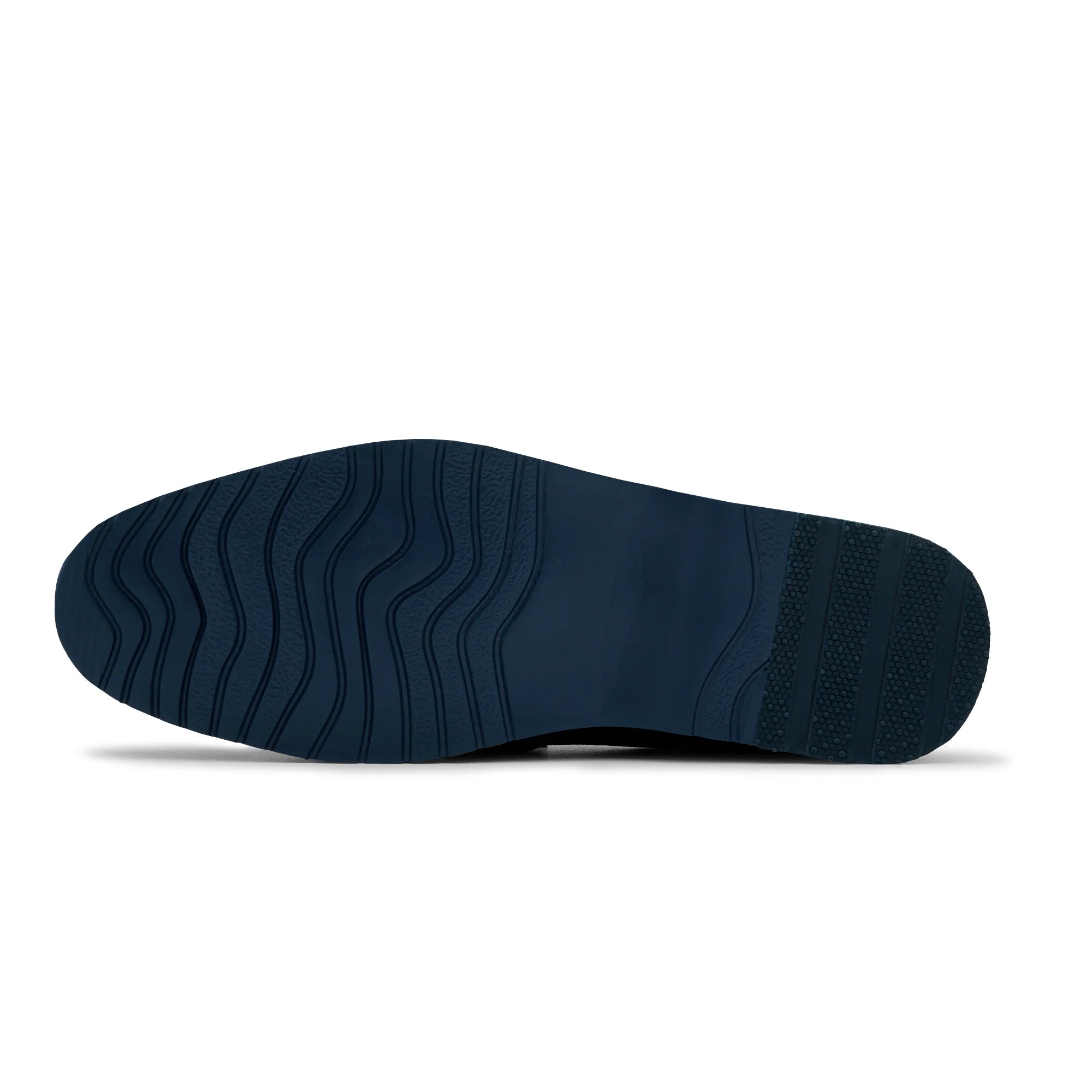 Men Tayno Dressy Casual Penny Loafer Soft Micro Suede Comfortable Drive Navy