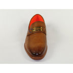Men's TAYNO Shoes The Caprio C TAYNO Crocodile Print Bit Loafer Cognac