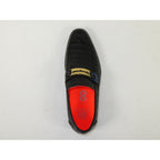 Men's TAYNO Shoes The Caprio C TAYNO Crocodile Print Bit Loafer Black