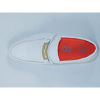 Men's TAYNO Shoes The Caprio C TAYNO Crocodile Print Bit Loafer White