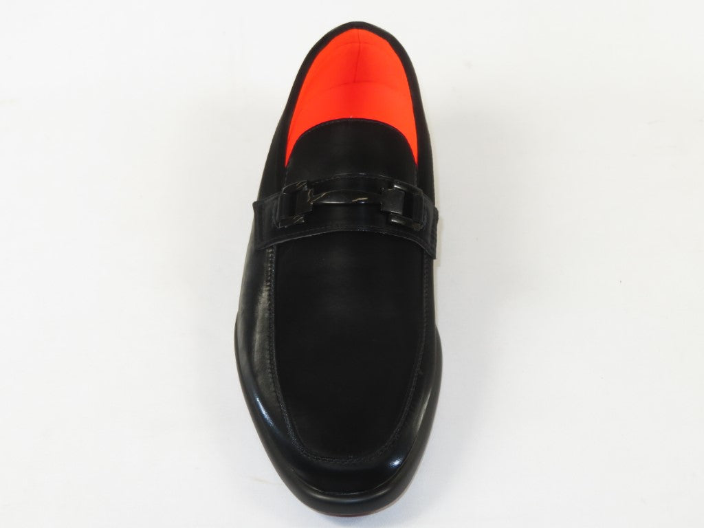Men's TAYNO Shoes The Caprio FN TAYNO Fiber Bit Loafer Satin Black