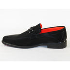 Men's TAYNO Shoes The Caprio FN TAYNO Fiber Bit Loafer Satin Black