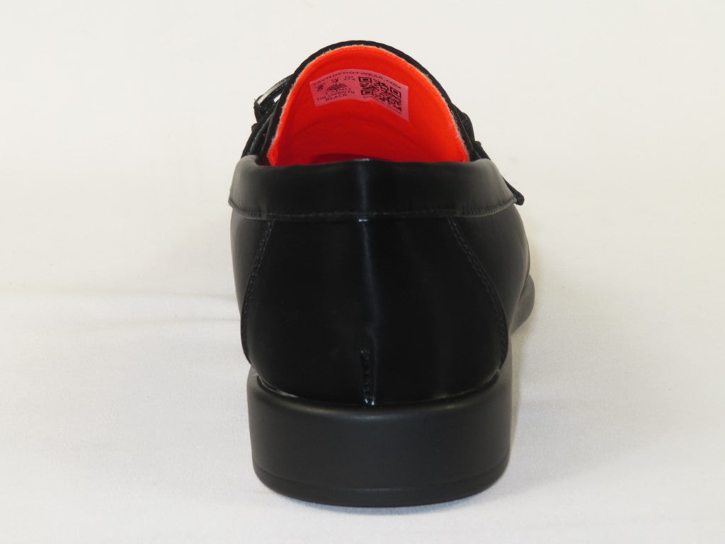 Men's TAYNO Shoes The Caprio FN TAYNO Fiber Bit Loafer Satin Black