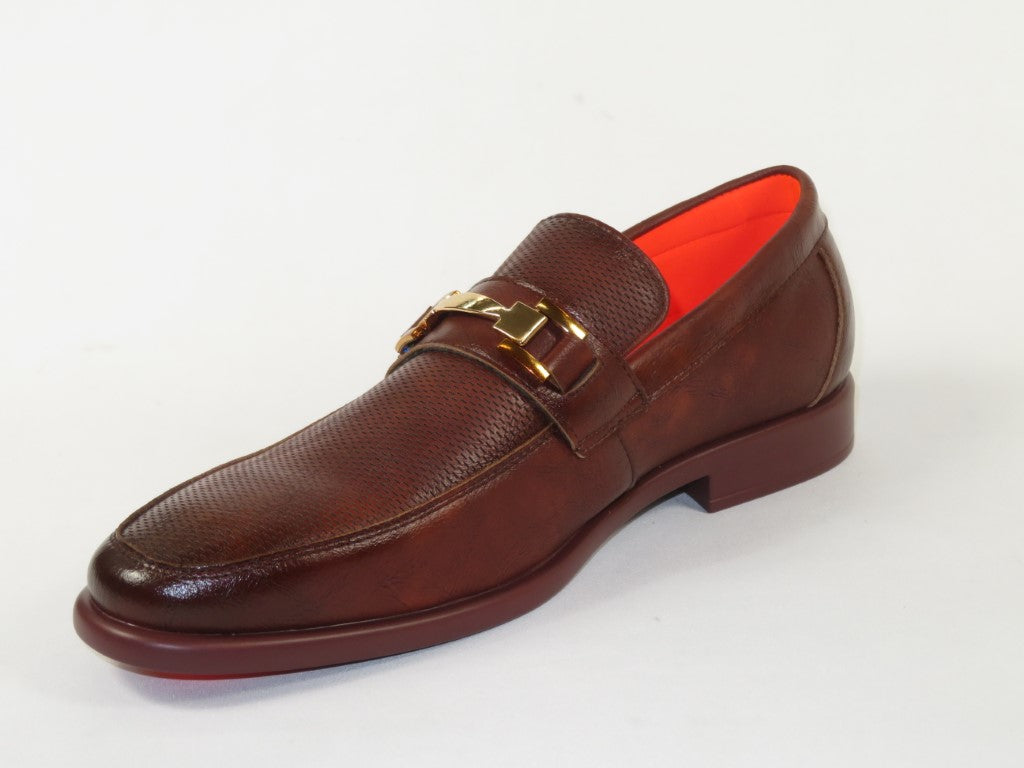 Men's TAYNO Shoes The Caprio L TAYNO leather Bit Loafer Coffee perforated