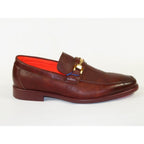 Men's TAYNO Shoes The Caprio L TAYNO leather Bit Loafer Coffee perforated