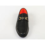 Men's TAYNO Shoes The Caprio L TAYNO leather Bit Loafer Black perforated
