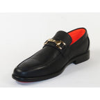 Men's TAYNO Shoes The Caprio L TAYNO leather Bit Loafer Black perforated