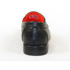 Men's TAYNO Shoes The Caprio L TAYNO leather Bit Loafer Black perforated