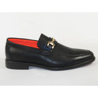 Men's TAYNO Shoes The Caprio L TAYNO leather Bit Loafer Black perforated