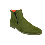Men TAYNO Chelsea Chukka Micro Suede Comfortable Boot Coupe Lime Green
