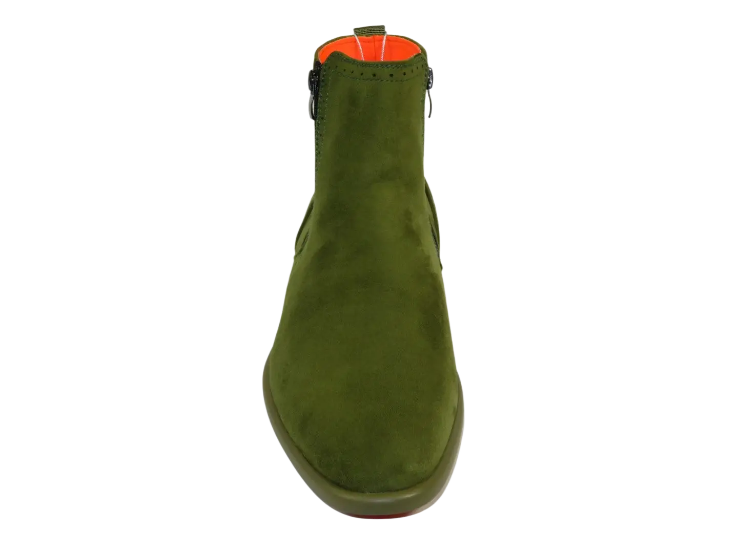 Men TAYNO Chelsea Chukka Micro Suede Comfortable Boot Coupe Lime Green