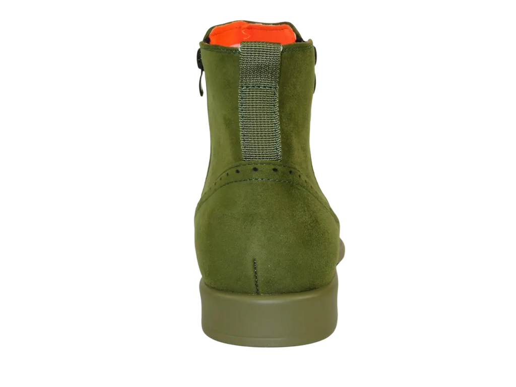 Men TAYNO Chelsea Chukka Micro Suede Comfortable Boot Coupe Lime Green