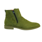 Men TAYNO Chelsea Chukka Micro Suede Comfortable Boot Coupe Lime Green