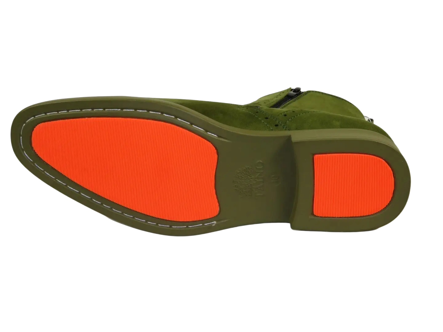 Men TAYNO Chelsea Chukka Micro Suede Comfortable Boot Coupe Lime Green