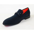 Men's TAYNO Shoes Soft Micro Suede Slip-on Loafer THE CAPRIO S Navy