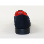 Men's TAYNO Shoes Soft Micro Suede Slip-on Loafer THE CAPRIO S Navy