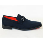 Men's TAYNO Shoes Soft Micro Suede Slip-on Loafer THE CAPRIO S Navy