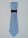 Men's Tommy Hilfiger Tie Classic Woven Silky Feel #Tommy-1 Blue White