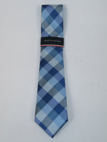 Men's Tommy Hilfiger Tie Classic Woven Silky Feel #Tommy-2 Blue