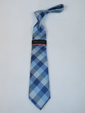 Men's Tommy Hilfiger Tie Classic Woven Silky Feel #Tommy-2 Blue