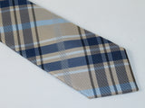 Men's Tommy Hilfiger Tie Classic Woven Silky Feel #Tommy-3 Tan Blue