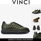 The Adler Green Snake Leather Men Sneaker Limited Edition
