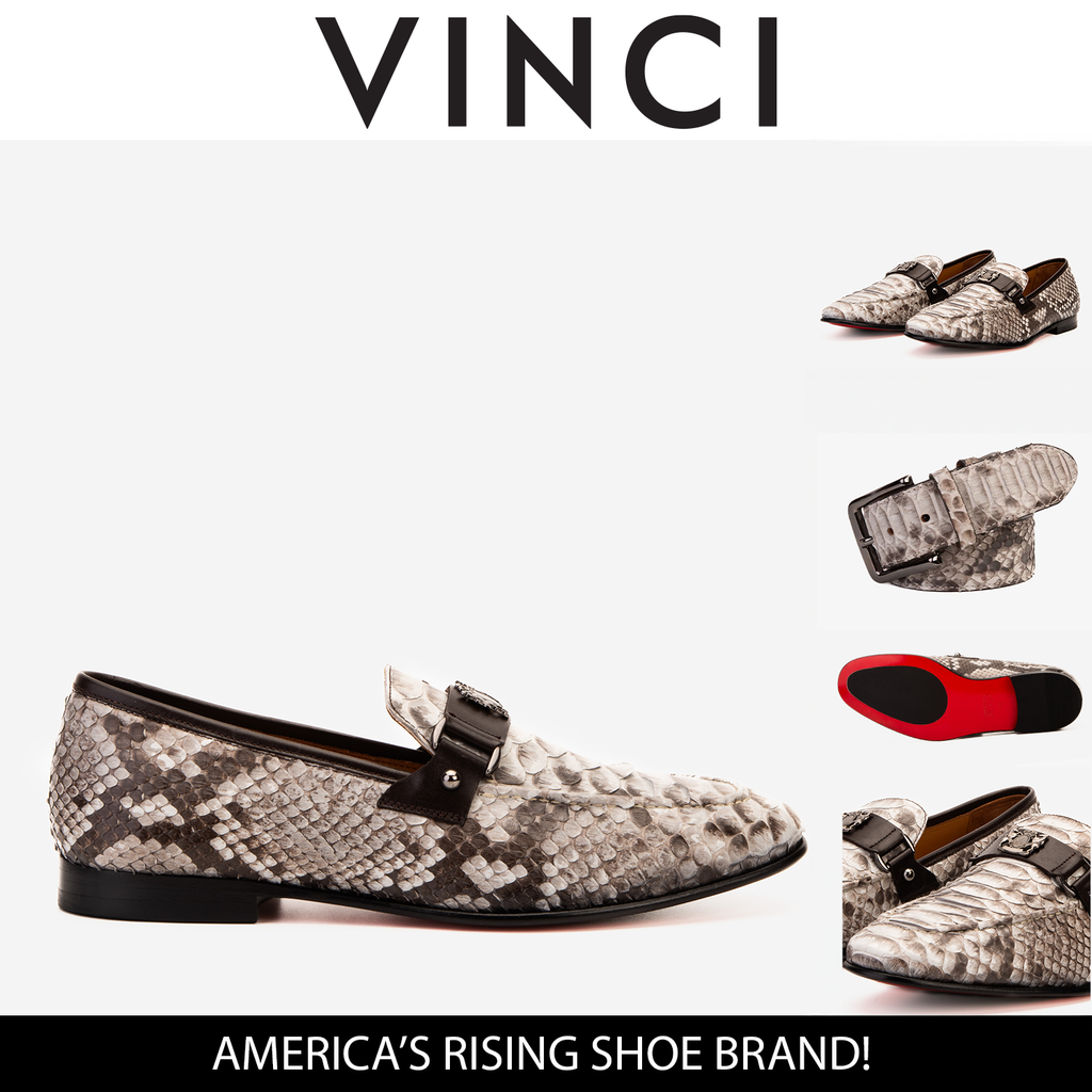 The Boss Snake Naturel White Color Bit Loafer Men Shoe
